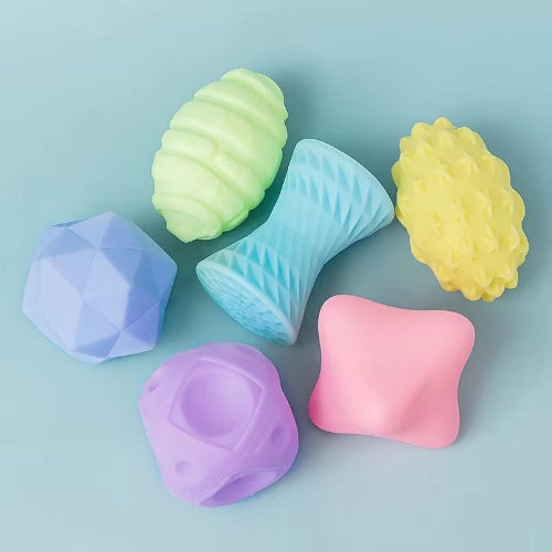 balle sensorielle couleurs pastel