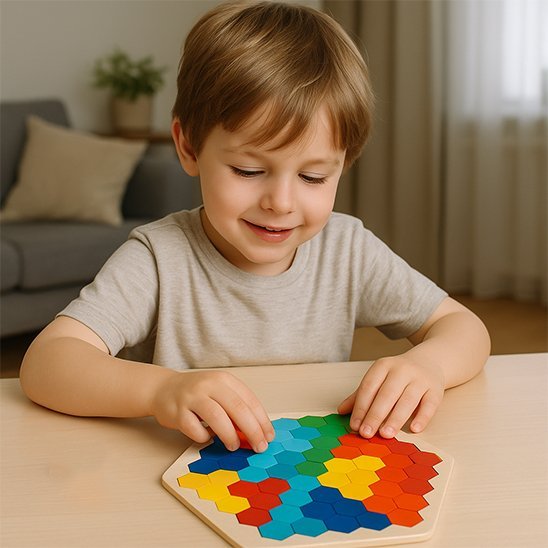 Casse tete en bois | Artisanal - Jeu Math