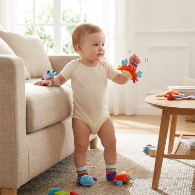 Hochet bebe pieds poignets