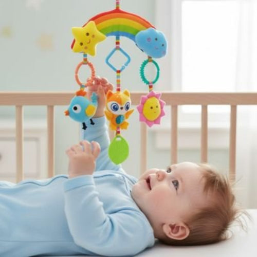 Jouet bébé arc-en-ciel