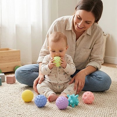 Balle sensorielle bébé