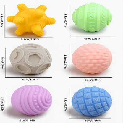 balle sensorielle bébé multicolore dimensions