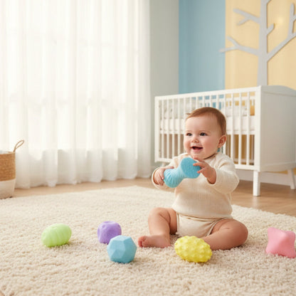 balle sensorielle bébé forme