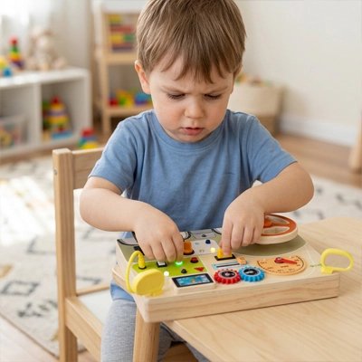 Busy board​ enfant explore son jouet