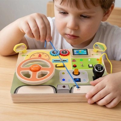 Busy board​ enfant s'amuse