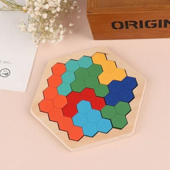 Casse tete en bois | Artisanal - Jeu Math