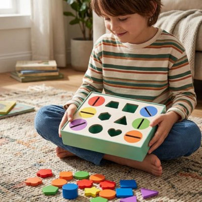 Cube d'activité bébé  avec plusieurs pièces