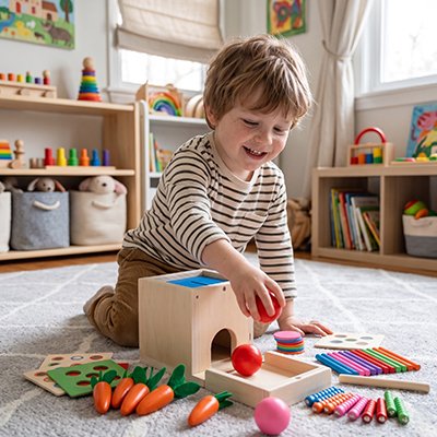 Cube d'activité  bébé carotte