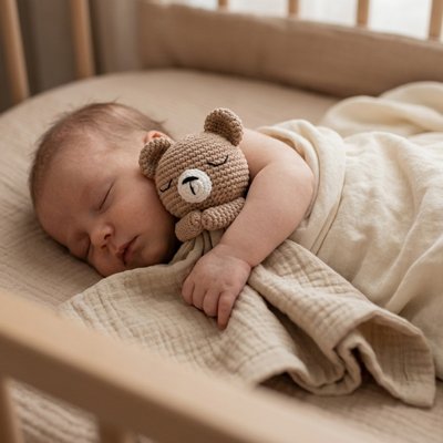 Doudou bebe couleur kaki