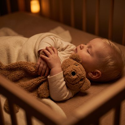 Doudou bébé endormie