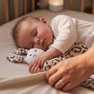 Doudou bebe léopard maman