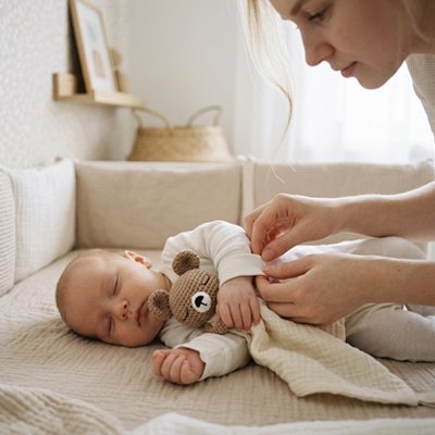 Doudou bebe maman avec bebe