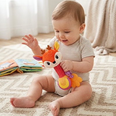 Hochet bebe enfant avec jouet