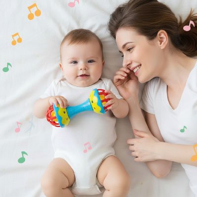 Hochet bebe maman bebe