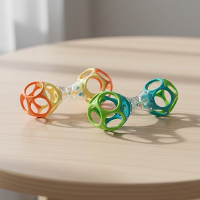 Hochet multicolore table