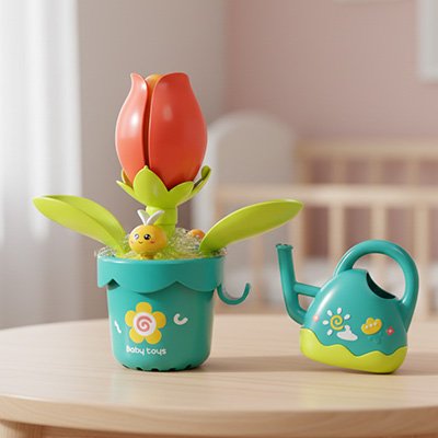 Jouet baignoire bebe fleur et arrosoir
