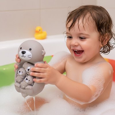 Jouet baignoire bebe prends bain avec son jouet