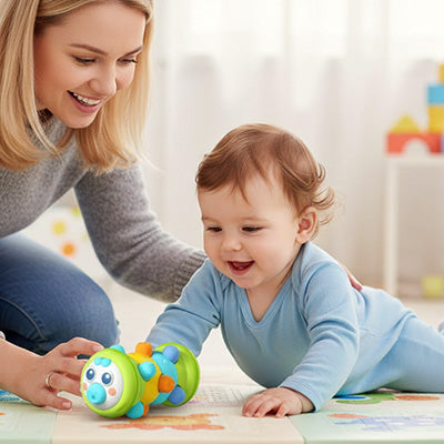 jouet-bebe-bleu-avec-maman