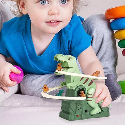 Jouet bébé dino avec fillette