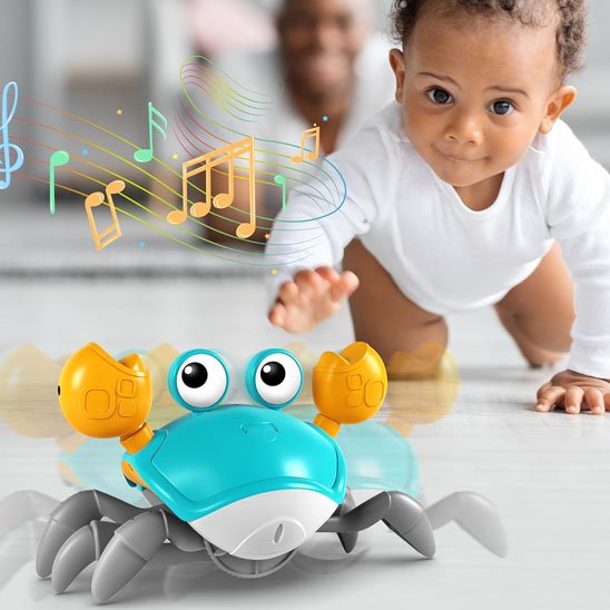 Jouet bebe eveil crabe enfant joyeux