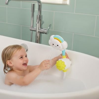 Jouet de bain​ arc-en-ciel avec enfant