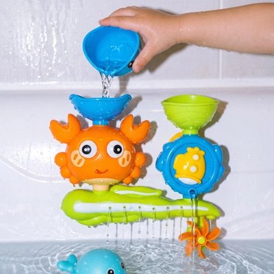Jouet de bain​ crabe bébé verse eau