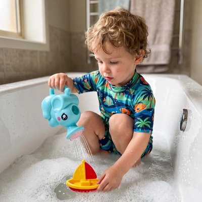 Jouet de bain​ éléphant bleu enfant 
