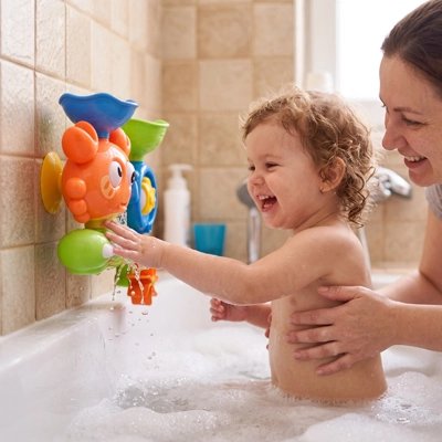 Jouet de bain​ maman bébé dans bain