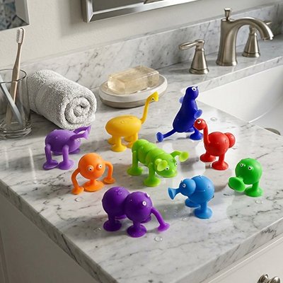 Jouet de bain multicolore