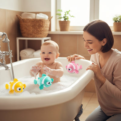 jouet de bain poisson dimension