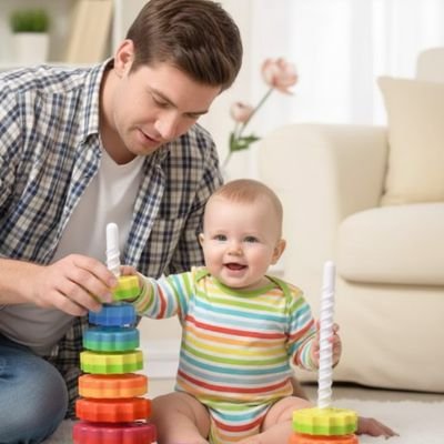 Jouet pour bebe 18 mois avec papa
