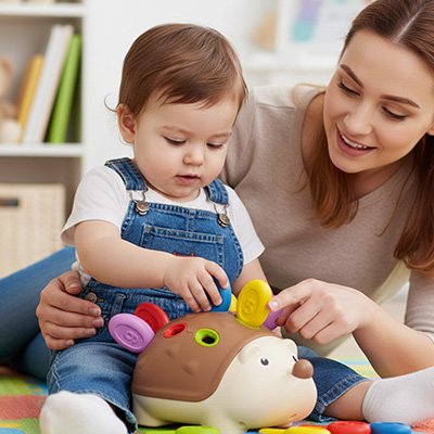 Jouet pour bebe 18 mois joue avec maman