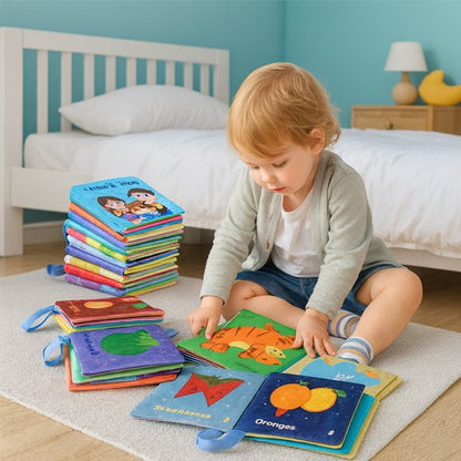 Livre bebe en tissus plusieurs modèles