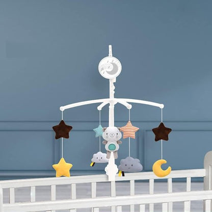 mobile bebe installez ourson blanc