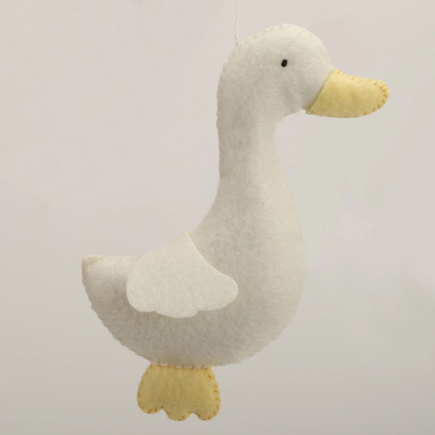 mobile bebe jouet canard blanc