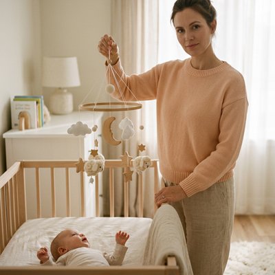 mobile-bebe-maman-installe-mouton