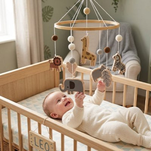 mobile bébé suspendu au plafond 