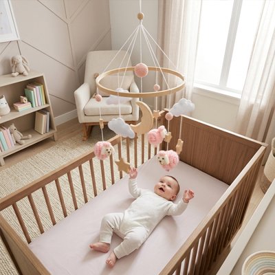Mobile pour bébé enfant regarde