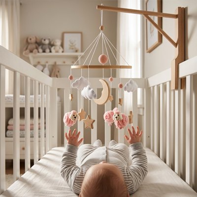 Mobile pour bébé enfant touche