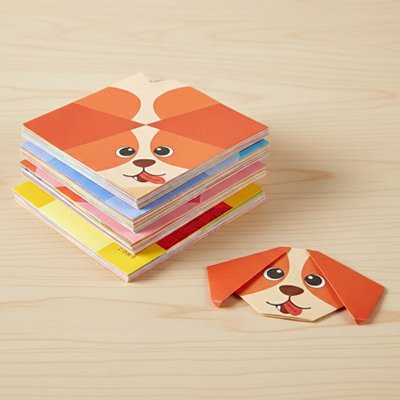Papier pour origami orange