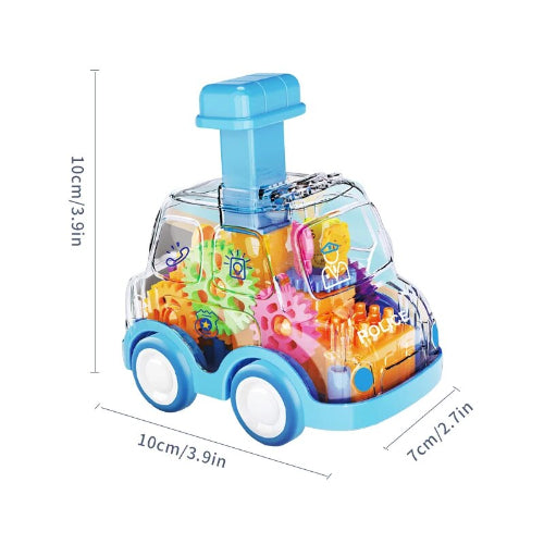 petite voiture jouet bleu dimension