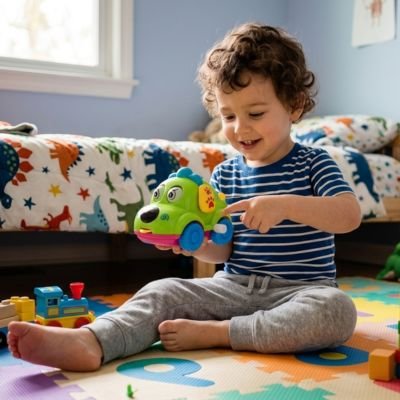 Petite voiture jouet enfant joue
