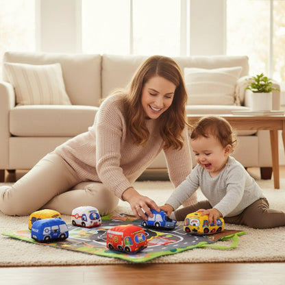 petite voiture pour enfant enfant maman et bébé
