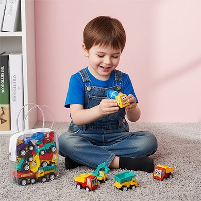 Petites voitures jouets enfant joue