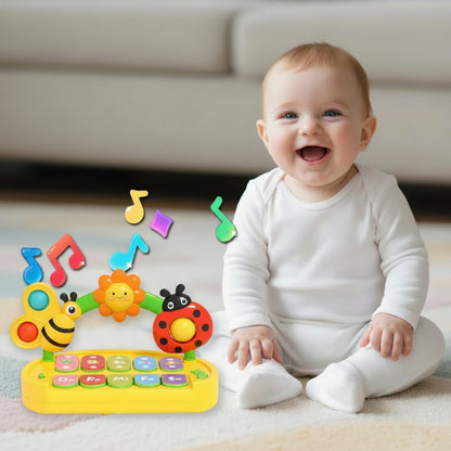 piano bébé coccinelle abeille enfant