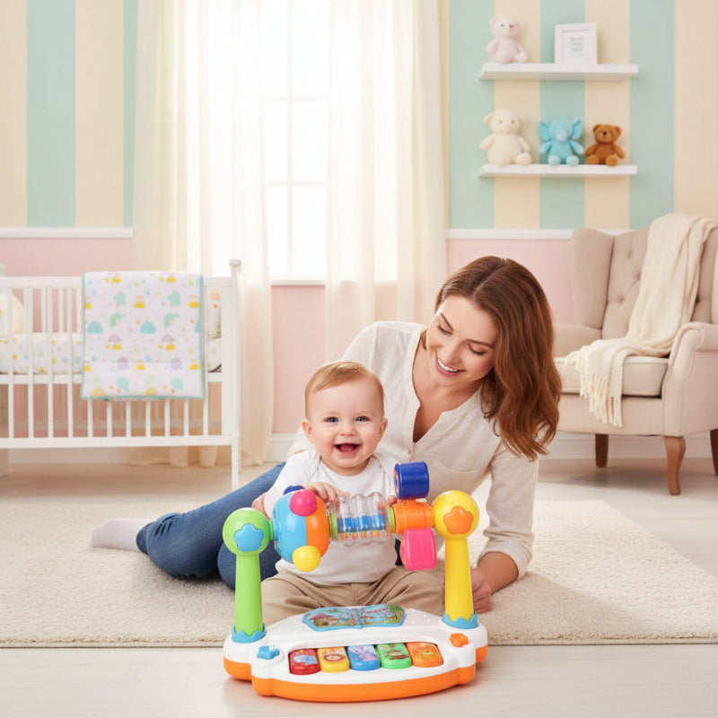 piano bébé multicolore