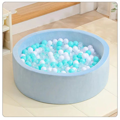 piscine-a-balle-bebe-bleu-avec-boule
