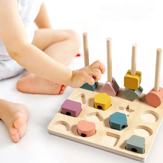 Puzzle bebe enfant s'amuse