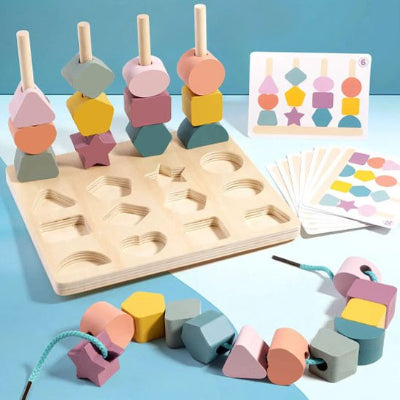 Puzzle bebe jouet multicolore