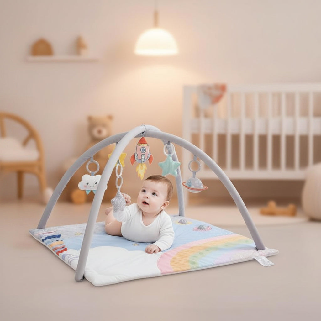 tapis d'éveil bébé hochet jouet